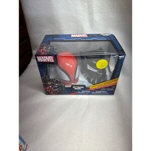 Marvel Helmet Hedz Friction Vehicles Spiderman Black Panther 2 Pack Kids Toy Set